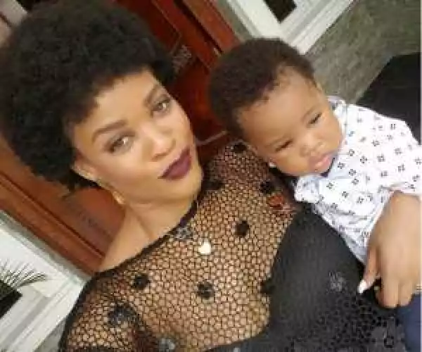 Adaeze Yobo, Her Son And Mum In Adorable Photos